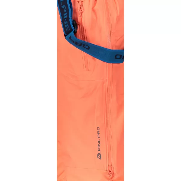  Pantaloni de schi pentru copii ALPINE PRO NUDDO 4 KPAP167 PORTOCALE 