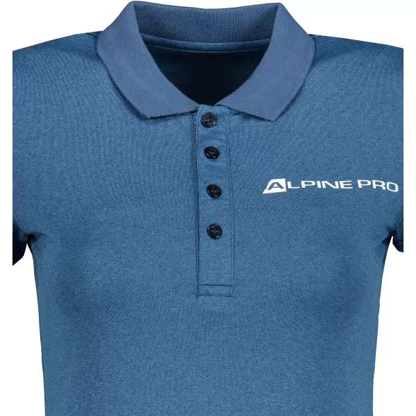 Cămașă funcțională pentru femei cu guler ALPINE PRO FRIDA LTSP636 ALBASTRU 