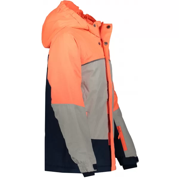  Geaca de schi pentru copii ALPINE PRO SARDARO 2 KJCP154 PORTOCALIU/GRI 