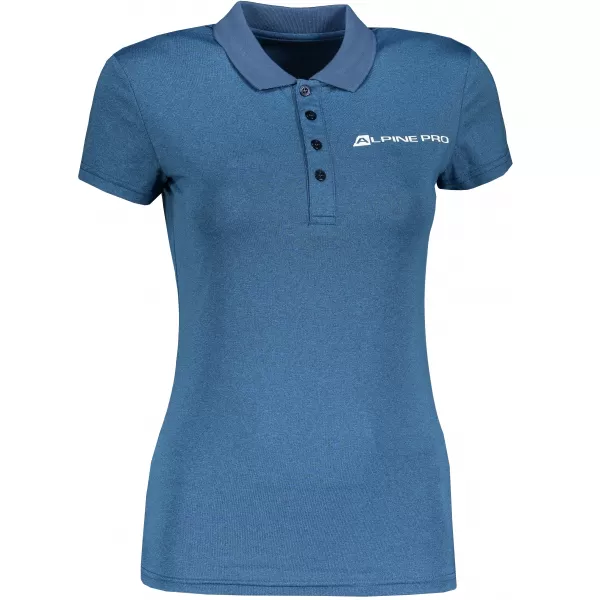  Cămașă funcțională pentru femei cu guler ALPINE PRO FRIDA LTSP636 ALBASTRU 