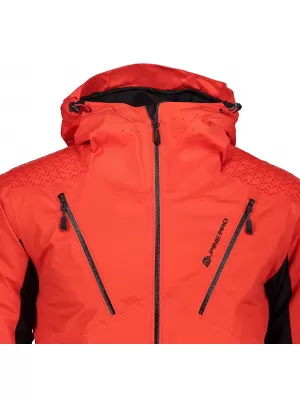 Geacă de schi pentru bărbați ALPINE PRO MIKAER 3 MJCP368 ROŞU
