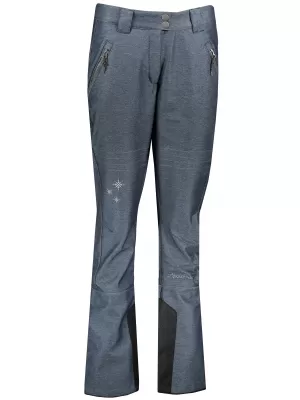 Pantaloni de softshell de iarnă pentru femei ALPINE PRO KARIA 4 LPAP373 ALBASTRU ÎNCHIS