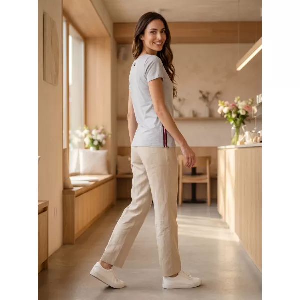  Tricou pentru femei cu mâneci scurte SAM 73 WT 782 GRI DESCHIS 