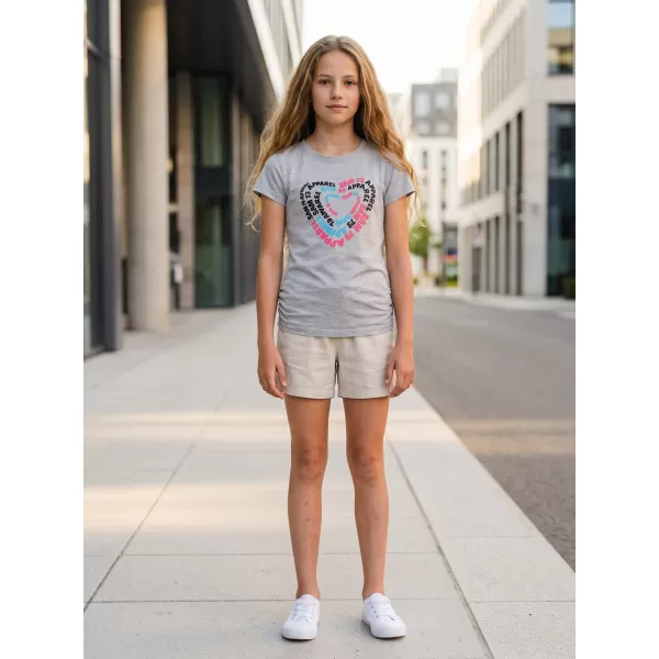  Tricou de fată cu mâneci scurte SAM 73 GT 530 GRI DESCHIS 