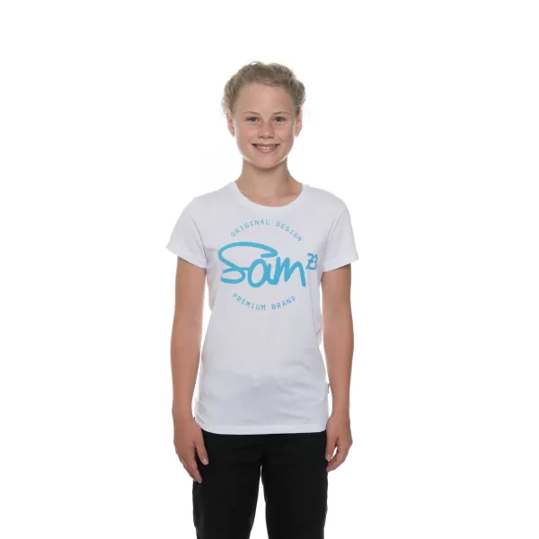  Tricou de fată cu mâneci scurte SAM 73 GT 529 ALB 