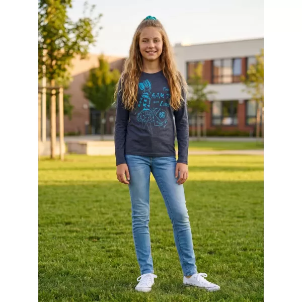  Tricou t -thirt cu mâneci lungi SAM 73 GT 531 ALBASTRU ÎNCHIS 