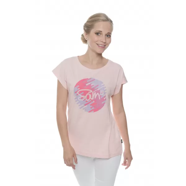  Tricou pentru femei cu mâneci scurte SAM 73 LTSP541 ROZ DESCHIS 