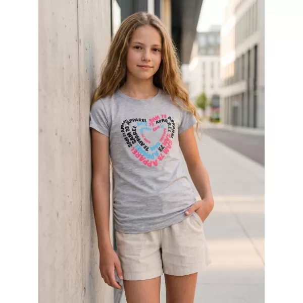  Tricou de fată cu mâneci scurte SAM 73 GT 530 GRI DESCHIS 