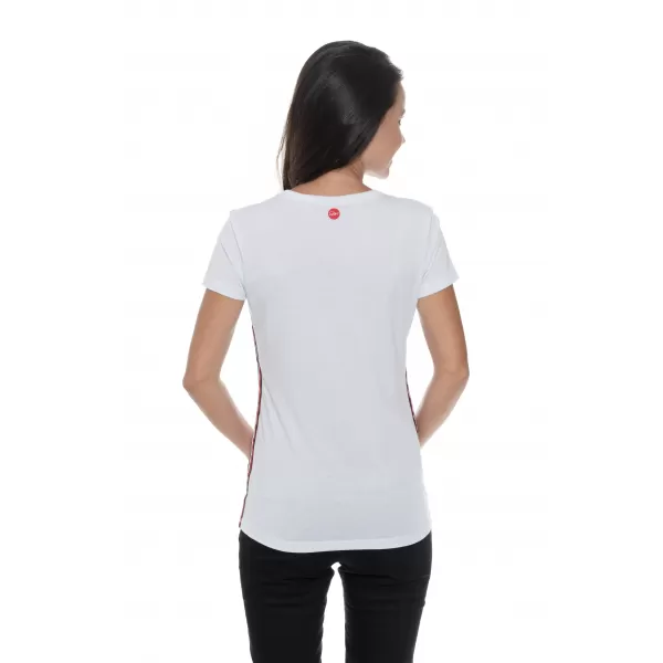  Tricou pentru femei cu mâneci scurte SAM 73 WT 782 ALB 