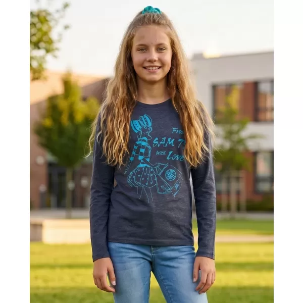  Tricou t -thirt cu mâneci lungi SAM 73 GT 531 ALBASTRU ÎNCHIS 