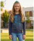 Tricou t -thirt cu mâneci lungi SAM 73 GT 531 ALBASTRU ÎNCHIS