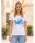 Tricou pentru femei cu mâneci scurte SAM 73 LTSP540 ALB