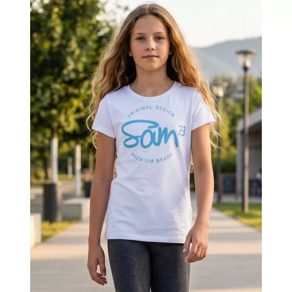  Tricou de fată cu mâneci scurte SAM 73 GT 529 ALB 