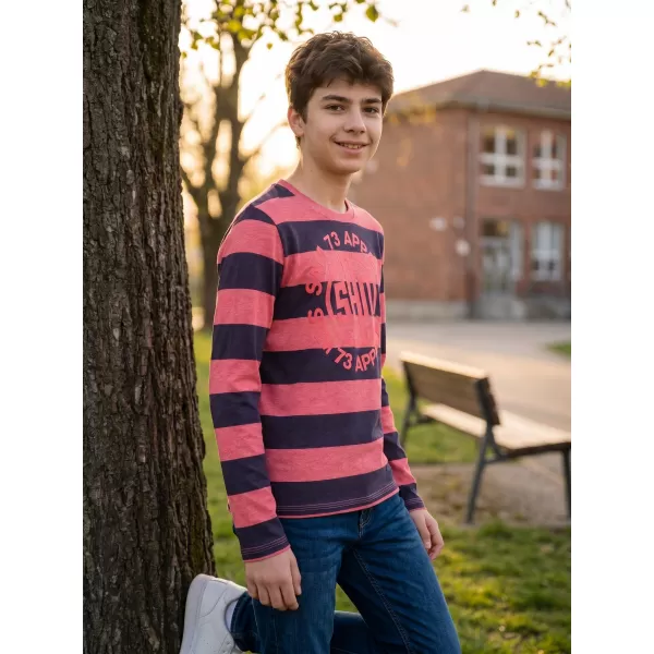  Băiat t -hirt cu mâneci lungi SAM 73 BT 533 ROŞU 