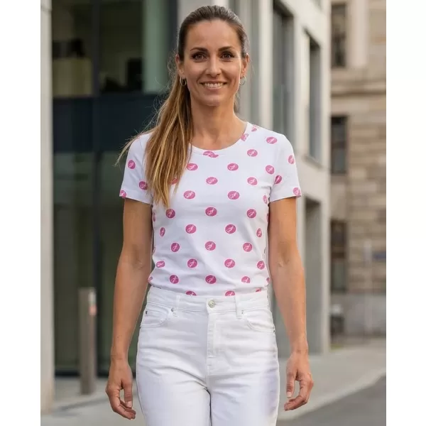  Tricou pentru femei cu mâneci scurte SAM 73 LTSP530 ROZ ÎNCHIS 