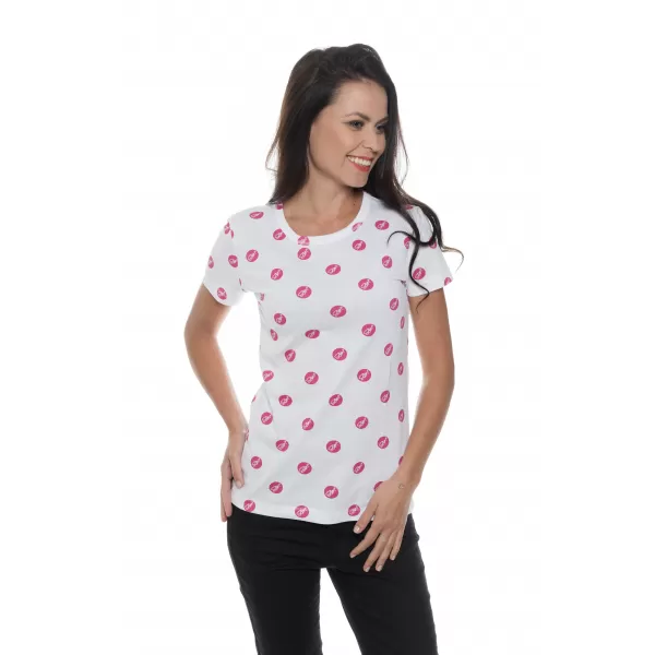  Tricou pentru femei cu mâneci scurte SAM 73 LTSP530 ROZ ÎNCHIS 