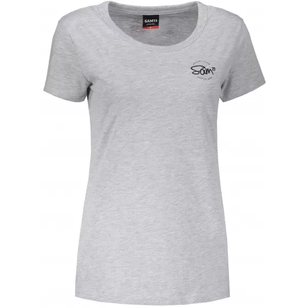 Tricou pentru femei cu mâneci scurte SAM 73 WT 784 GRI DESCHIS 