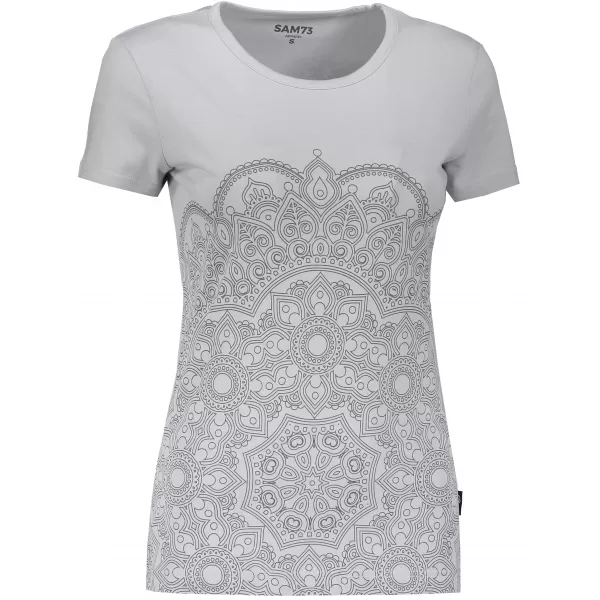  Tricou pentru femei cu mâneci scurte SAM 73 LTSP531 GRI DESCHIS 