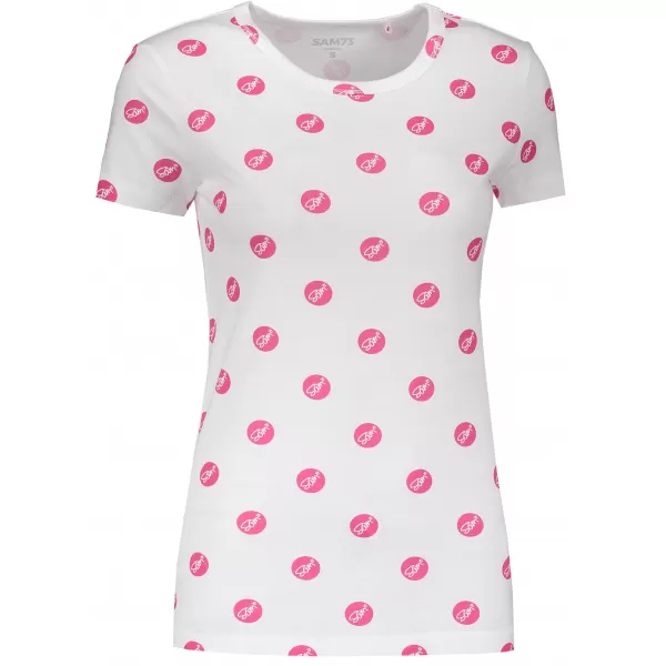  Tricou pentru femei cu mâneci scurte SAM 73 LTSP530 ROZ ÎNCHIS 