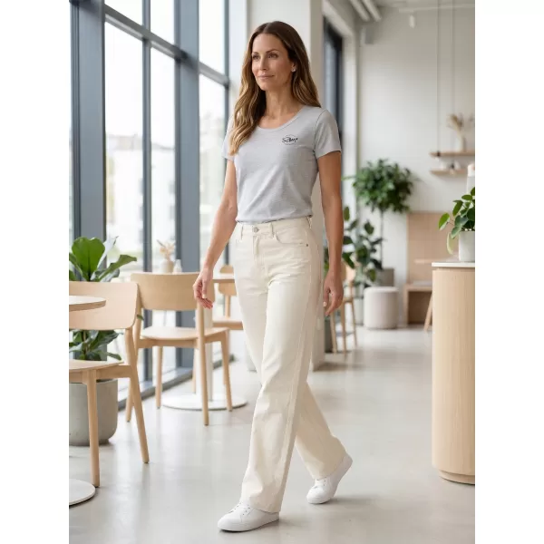  Tricou pentru femei cu mâneci scurte SAM 73 WT 784 GRI DESCHIS 