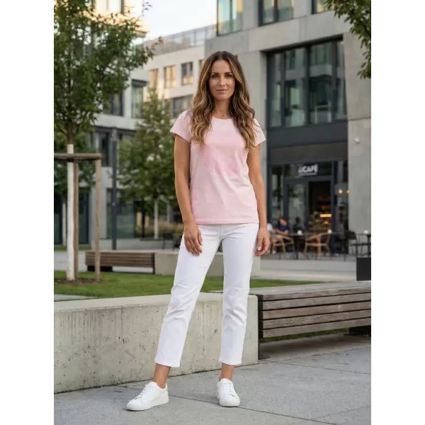  Tricou pentru femei cu mâneci scurte SAM 73 LTSP534 ROZ DESCHIS 