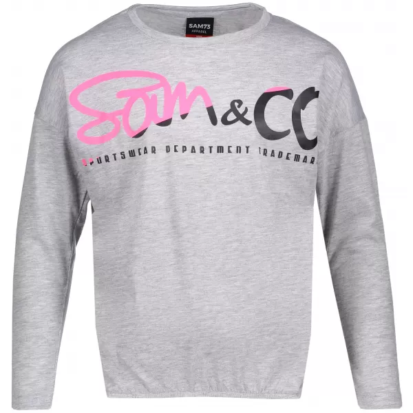  Tricou t -thirt cu mâneci lungi SAM 73 GT 533 GRI DESCHIS 