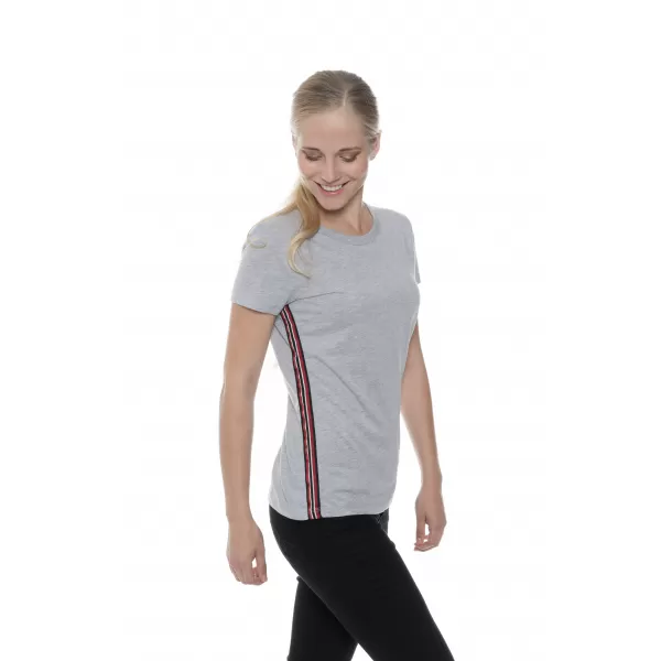 Tricou pentru femei cu mâneci scurte SAM 73 WT 782 GRI DESCHIS 