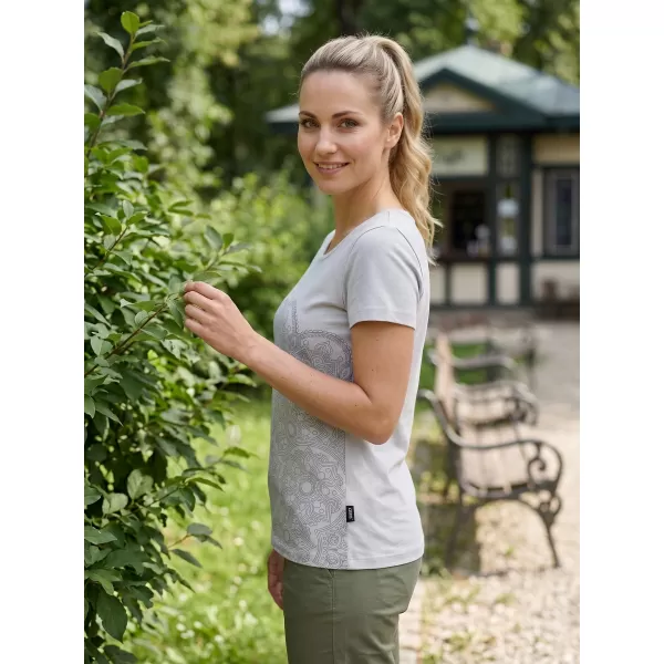  Tricou pentru femei cu mâneci scurte SAM 73 LTSP531 GRI DESCHIS 