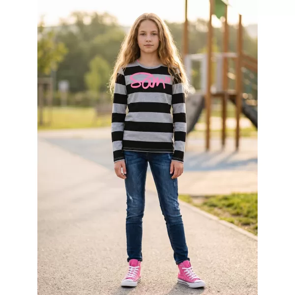  Tricou t -thirt cu mâneci lungi SAM 73 GT 534 GRI DESCHIS 