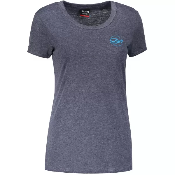  Tricou pentru femei cu mâneci scurte SAM 73 WT 784 ALBASTRU ÎNCHIS 