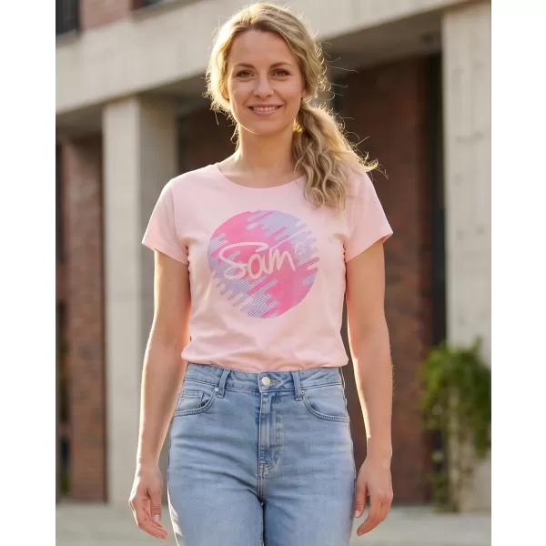  Tricou pentru femei cu mâneci scurte SAM 73 LTSP541 ROZ DESCHIS 