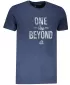 Tricou pentru bărbați LOAP BEYOND CLM1981 ALBASTRU ÎNCHIS