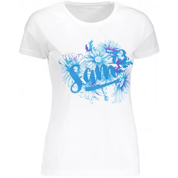  Tricou pentru femei cu mâneci scurte SAM 73 LTSP540 ALB 