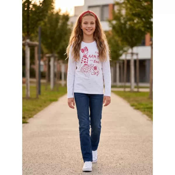  Tricou t -thirt cu mâneci lungi SAM 73 GT 531 ALB 