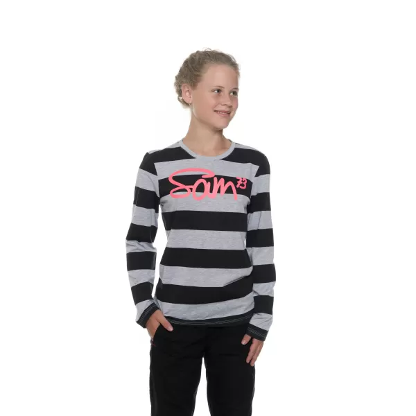 Tricou t -thirt cu mâneci lungi SAM 73 GT 534 GRI DESCHIS 