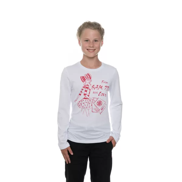  Tricou t -thirt cu mâneci lungi SAM 73 GT 531 ALB 