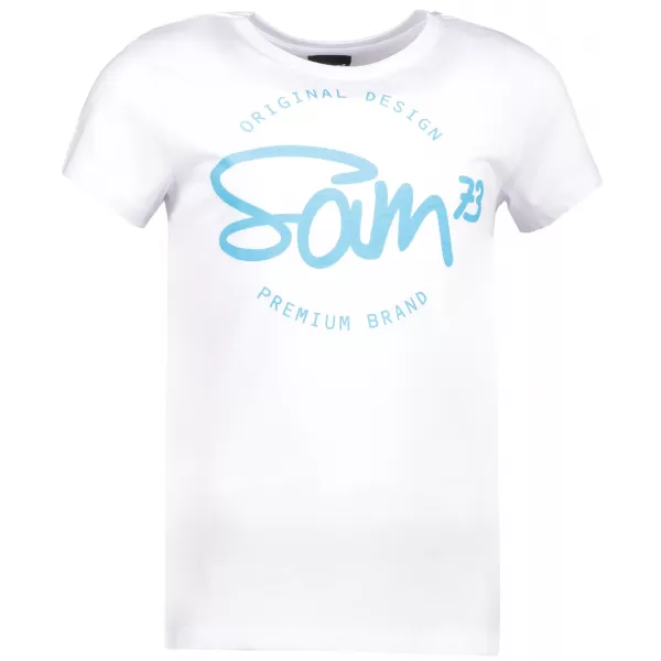  Tricou de fată cu mâneci scurte SAM 73 GT 529 ALB 