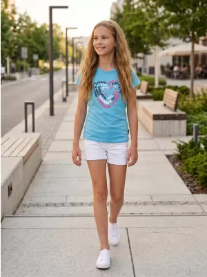 Tricou de fată cu mâneci scurte SAM 73 GT 530 NEON