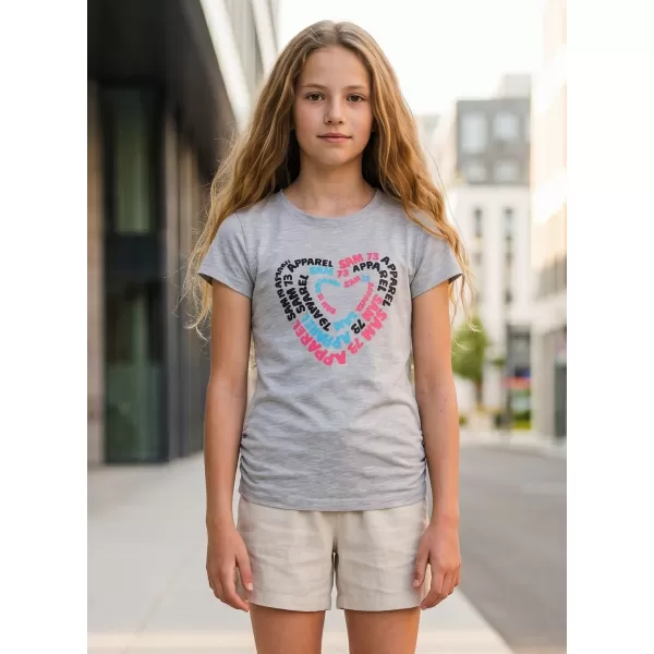  Tricou de fată cu mâneci scurte SAM 73 GT 530 GRI DESCHIS 