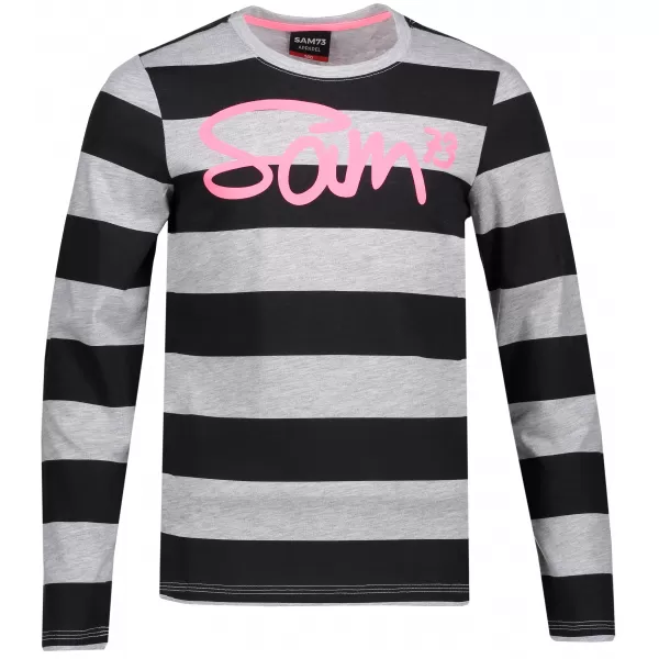  Tricou t -thirt cu mâneci lungi SAM 73 GT 534 GRI DESCHIS 