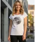 Tricou pentru femei cu mâneci scurte SAM 73 LTSP541 GRI DESCHIS
