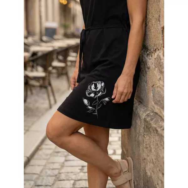  Rochie ALTISPORT ALWILDA LSKR251 NEGRU 