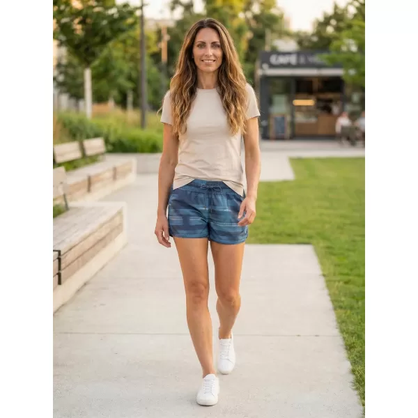 Pantaloni scurți de damă ALTISPORT TANA LPAR431 ALBASTRU 