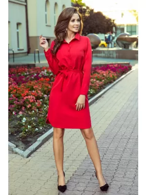 Rochie NUMOCO CAMILLE A284-1 ROŞU