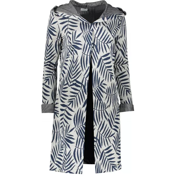  Cardigan pentru doamne NUMOCO A218-3 GRI/ALBASTRU 