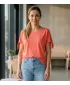 Tricou de damă cu mâneci scurte ALTISPORT NIALA LTSR671 PORTOCALE