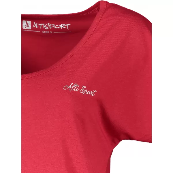  Tricou de damă cu mâneci scurte ALTISPORT CYRA LTSR637 ROȘU 