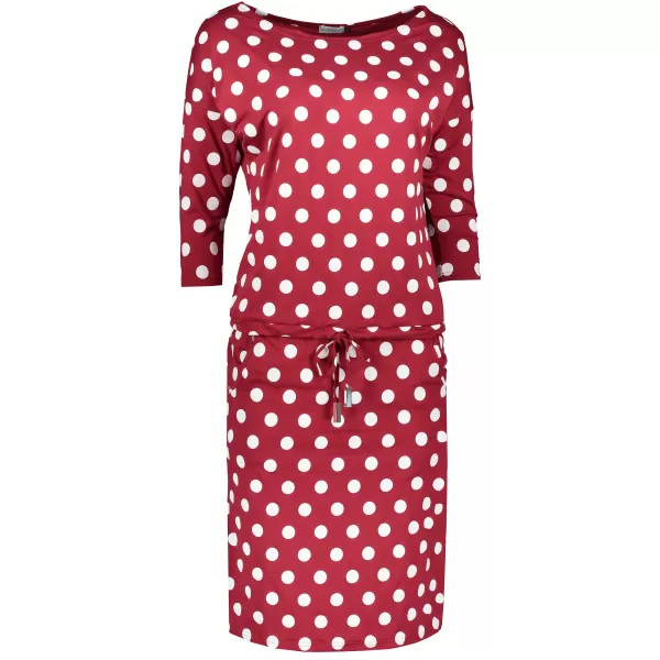  Rochie NUMOCO A13-111 PUNCTE ALBE 