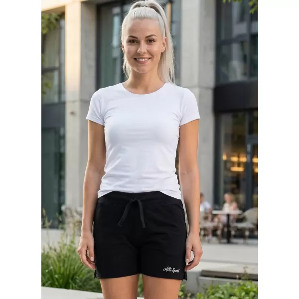  Pantaloni scurți de damă ALTISPORT ARISTA LPAR425 NEGRU 