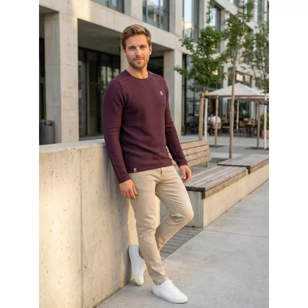  Pulover pentru bărbați ALTISPORT QUOD MPLR079 BURGUNDIA 